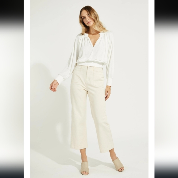 GENTLE FAWN,‎ Brooke Top, White , Size Medium - Picture 4 of 8